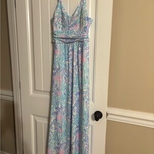 Lilly Pulitzer Vibrant Blue and Pink Dress